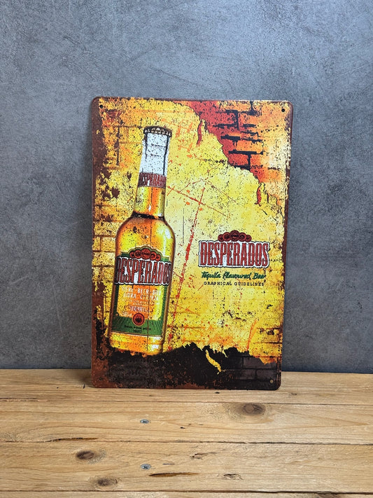 Plaque métal Desperados 489