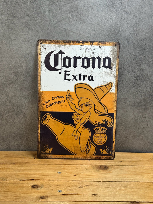 Plaque métal Corona 380