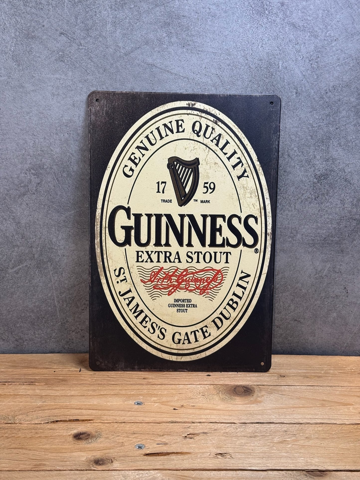 Plaque métal Guinness 449