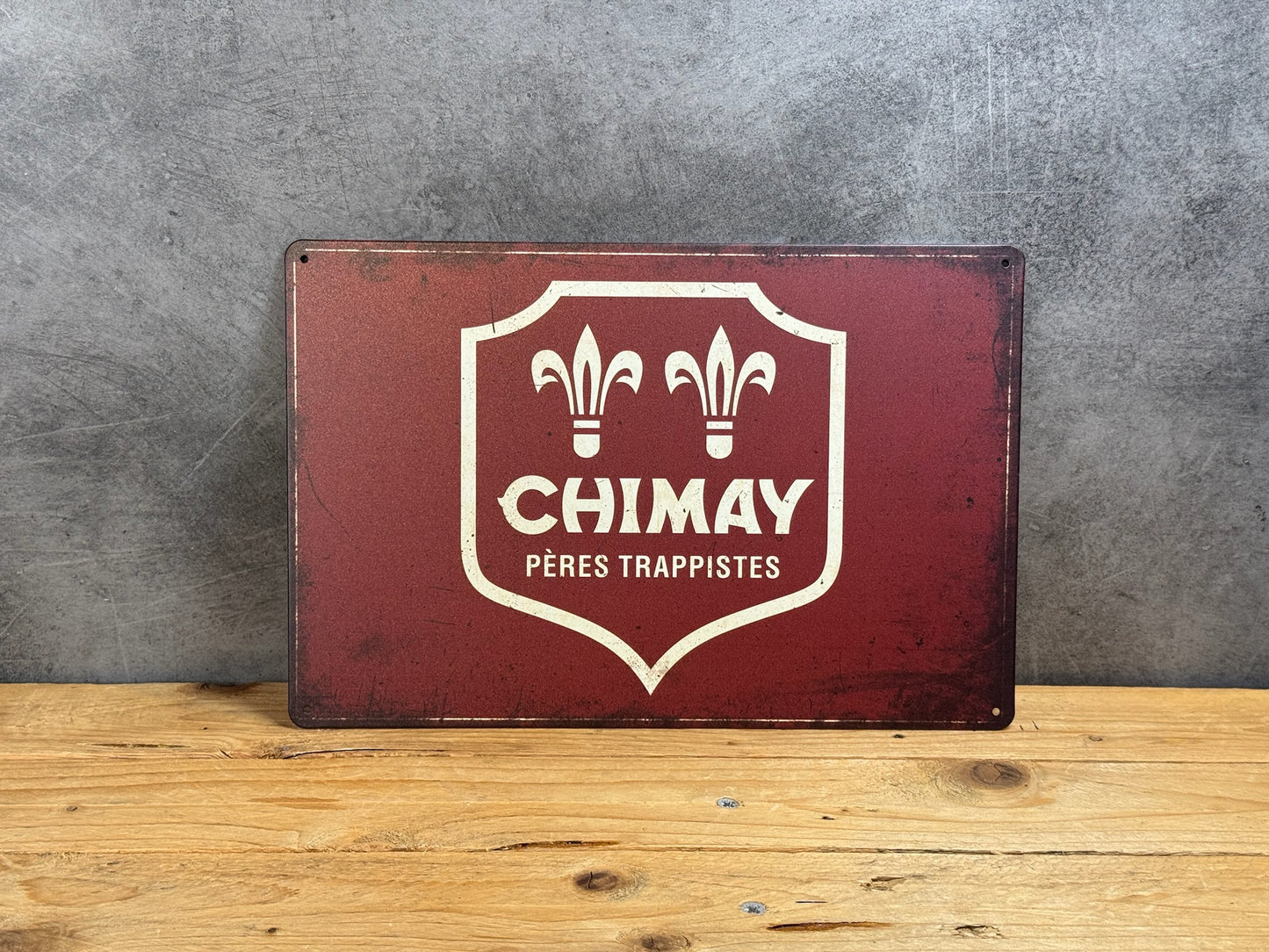 Plaque métal Chimay 156