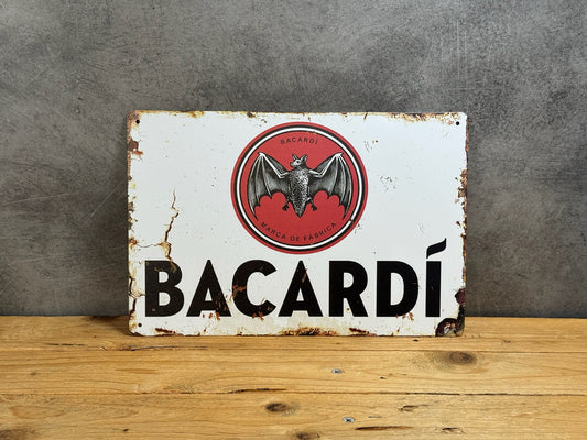 Plaque métal Bacardi 039