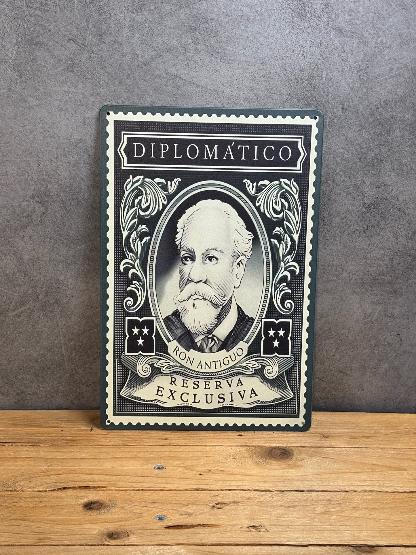 Plaque métal Rhum Diplomatico 009