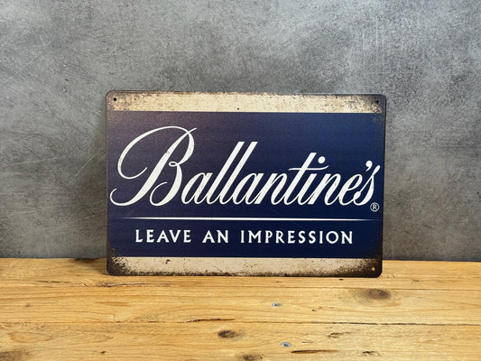 Plaque métal Ballantines 638