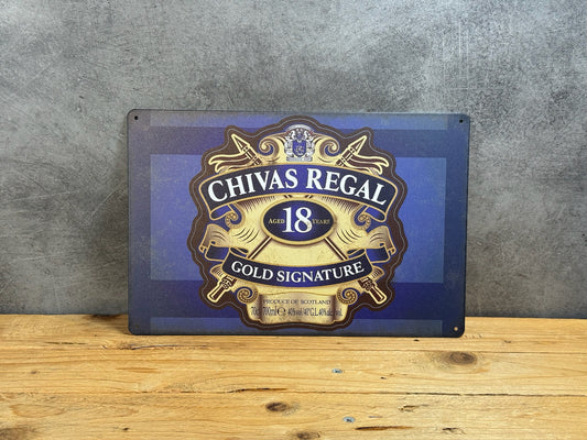 Plaque métal Chivas 566