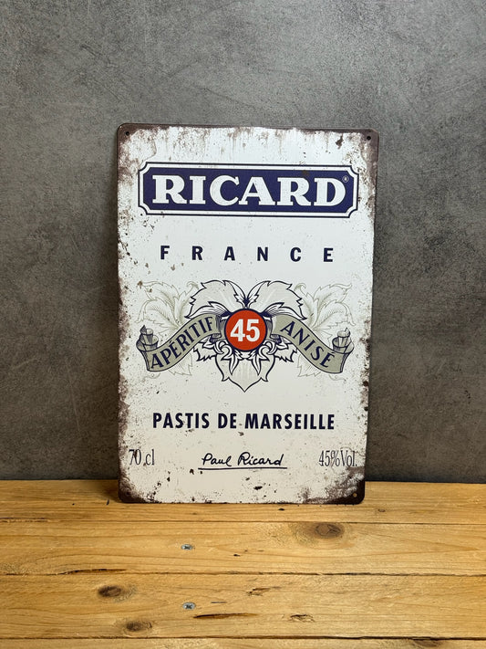 Plaque métal Ricard 686
