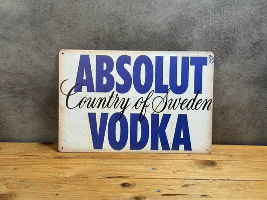 Plaque métal Absolut 914