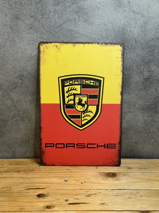 Plaque métal Porsche 368