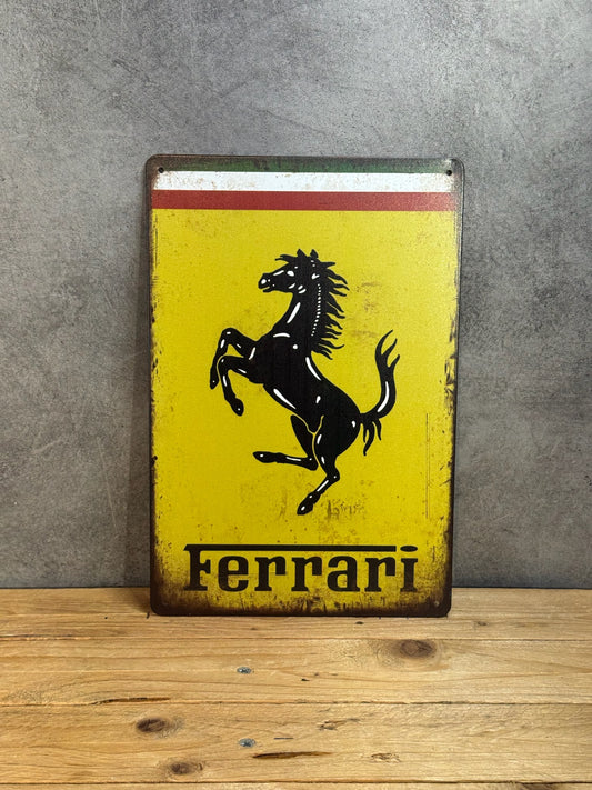 Plaque métal Ferrari 402