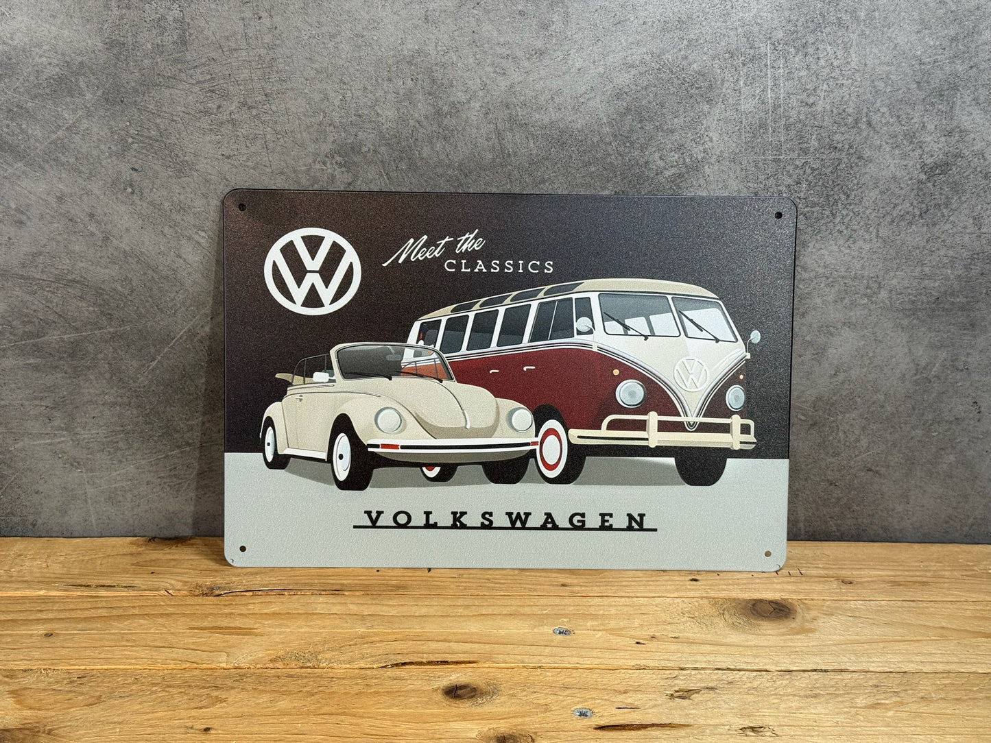 Plaque métal Volkswagen Cox Combi 324