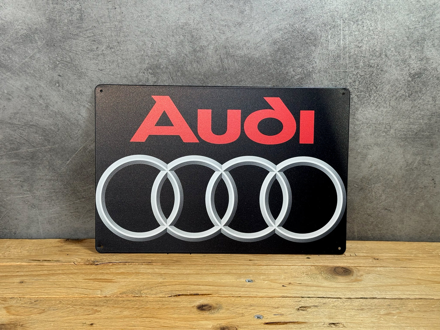 Plaque métal Audi 051