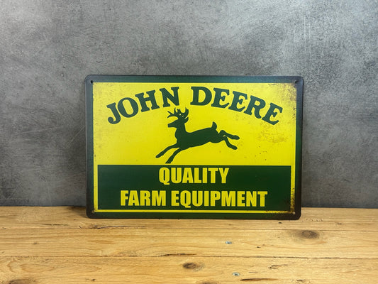 Plaque métal John Deere 861