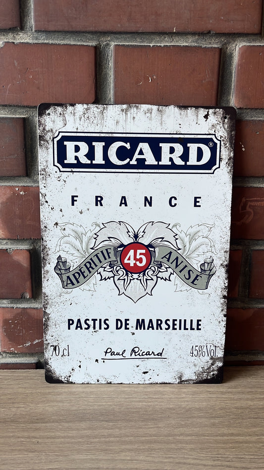 Plaque métal Ricard 686